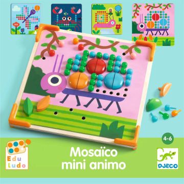 Djeco Eduludo Mosaic LEARNING GAME Mini Animo