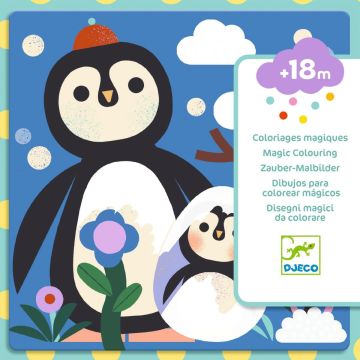 Djeco WASSER MALSET Zauber Malbilder Babytiere (18 M+)