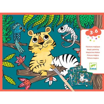 Djeco PAINTING SET Magic Coloring "Jungle" (3 years+)
