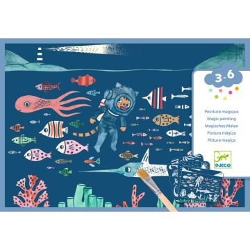 Djeco PAINTING SET Magic Coloring "Ocean" (3 years+)