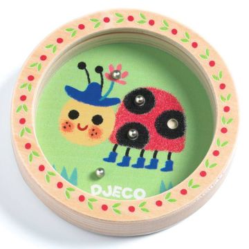 Djeco Mini GEDULDSPIEL aus Holz MARIENKÄFER (4 Jahre+)