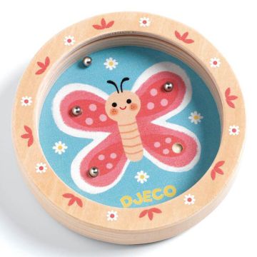 Djeco Mini GEDULDSPIEL aus Holz SCHMETTERLING (4 Jahre+)