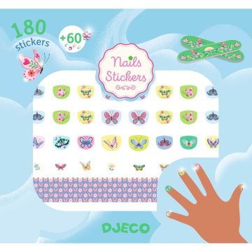 Djeco NAIL STICKERS Butterflies