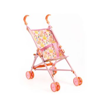 Djeco PUPPE POMEA Puppenwagen Buggy Flowers