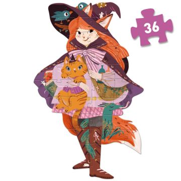 Djeco Riesenpuzzle LILY DIE HEXE (36 Teile)