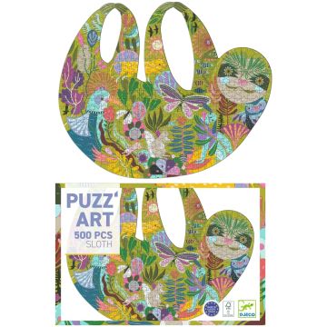 Djeco PUZZLE Puzz'Art SLOTH (500 pieces)