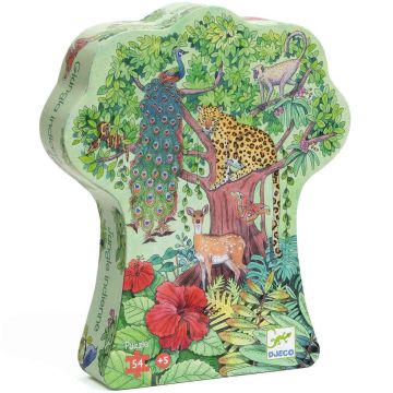 Djeco PUZZLE Indischer Dschungel (54 Teile)