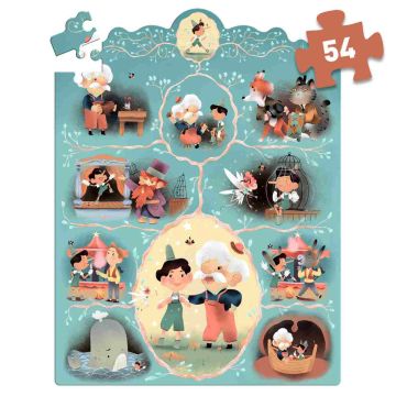 Djeco Puzzle PINOCCHIO (54 Teile)