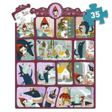 Djeco Puzzle ROTKÄPPCHEN (35 Teile)