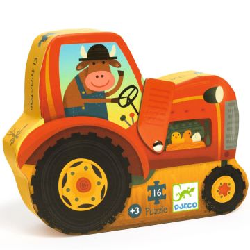 Djeco Puzzle TRAKTOR (16 Teile)