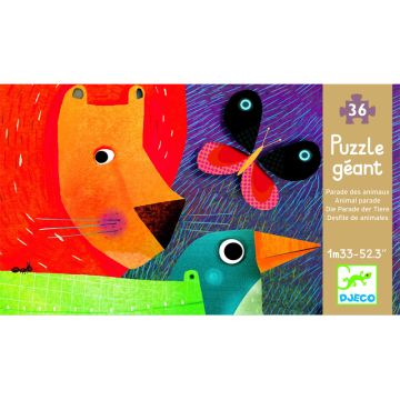 Djeco Riesenpuzzle Tierparade