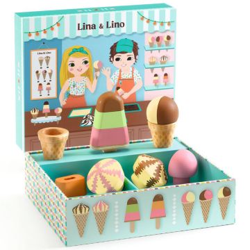 Djeco Role Playing Game ICE CREAM PARLOR Lina & Lino