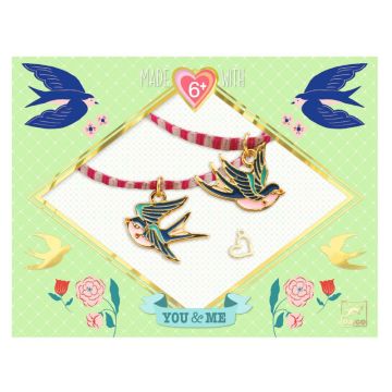 Djeco Set of Crafting Beads LITTLE BIRDS