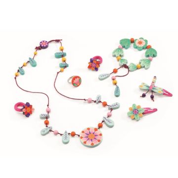 Djeco Schmuck-Set HOLZBLUMEN