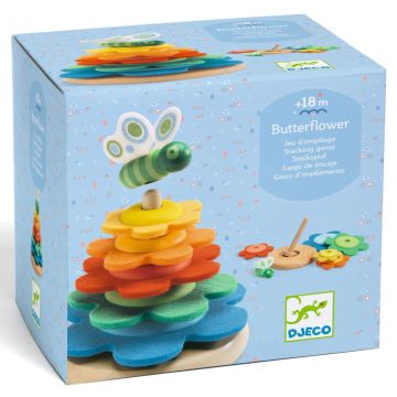 Djeco STECKSPIEL Butterblume (18 Monate+)