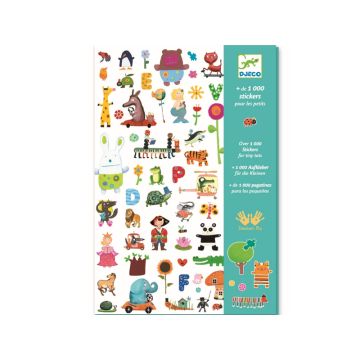 Djeco 1000 Sticker für die KLEINEN