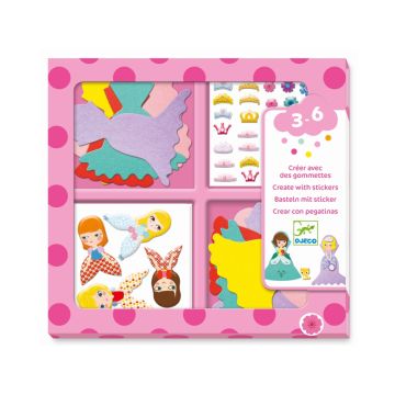 Djeco Stickers I LOVE PRINCESSES