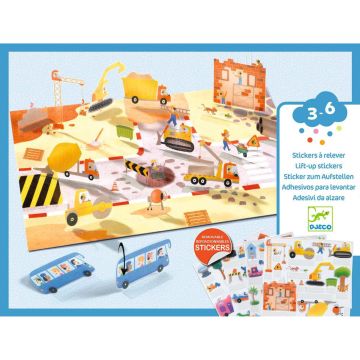 Djeco Stand-Up Stickers VEHICLES