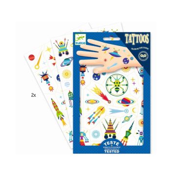 Djeco Tattoos WELTRAUM