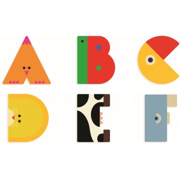 Djeco Tier-Buchstaben