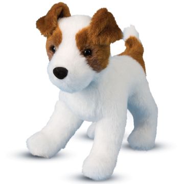 Douglas Toys PLUSH TOY DOG Jack Russell Terrier Feisty Standing (20 cm)