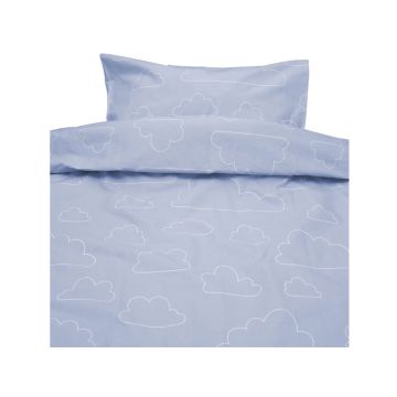 Färg&Form Bettwäsche Moln ORGANIC Wolken blau (150x210) 