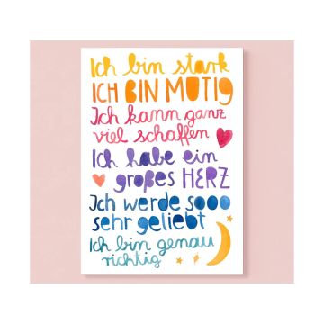 Frau Ottilie Postcard AFFIRMATION