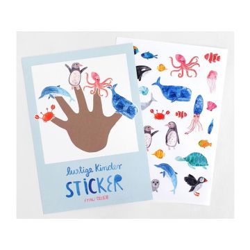 Frau Ottilie STICKER SHEET Wild Ocean