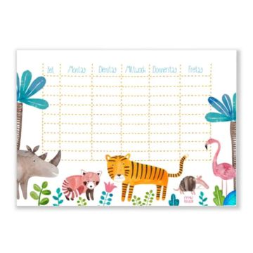 Frau Ottilie Timetable WILD ANIMALS