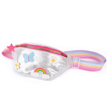 Great Pretenders FANNY PACK "No Compromise" Rainbows & Butterflies