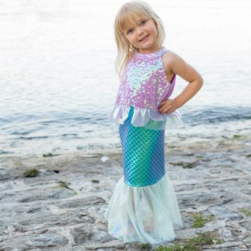 Great Pretenders MEERJUNGFRAU KOSTÜM "Misty lila/blau" (7-8 Jahre)