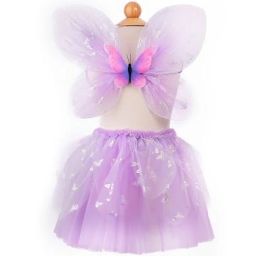 Great Pretenders BUTTERFLY COSTUME with Tutu & Wings Purple (4-6 years)