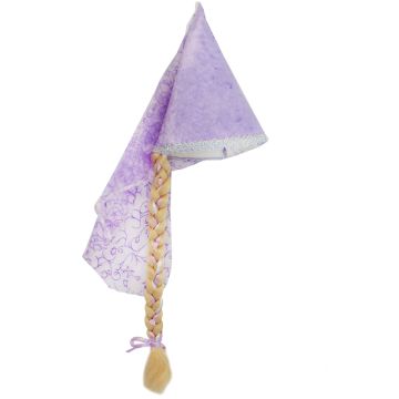Great Pretenders RAPUNZEL HAT with Braid purple