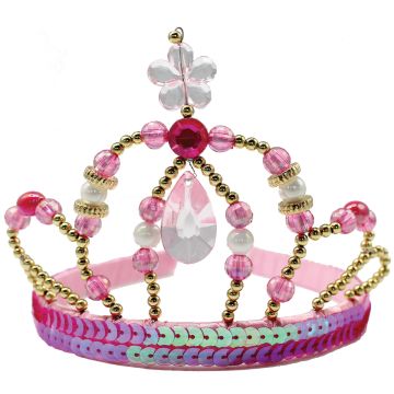 Great Pretenders TIARA mit Juwelen pink