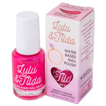 Great Pretenders NAIL POLISH Vegan & Water-based Glitter neon pink
