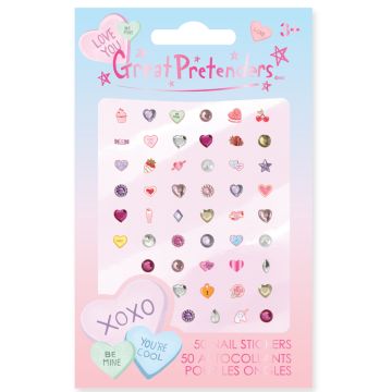 Great Pretenders NAIL STICKERS Candy Heart