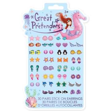Great Pretenders EAR STICKER Set Mermaid (30 pairs)