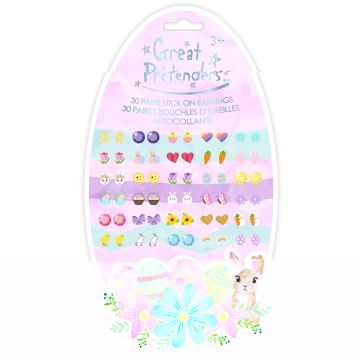 Great Pretenders EAR STICKER Set Easter Bunny (30 pairs)