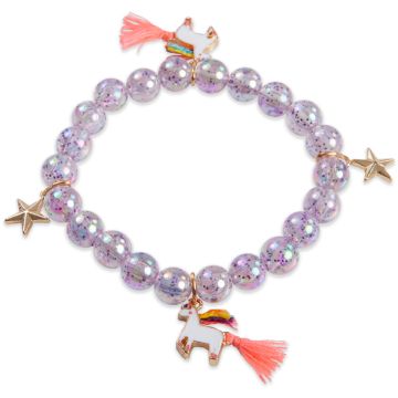 Great Pretenders Kinderschmuck ARMBAND Einhorn Stern Lila 