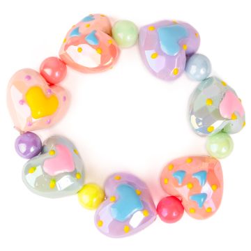 Great Pretenders Love Heart BRACELET Colorful