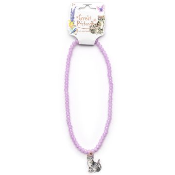Great Pretenders Kinderschmuck KETTE Katze Lila