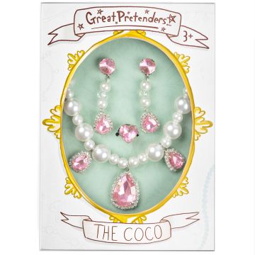 Great Pretenders KINDERSCHMUCK Set Kette, Ring & Ohrring "The Coco"