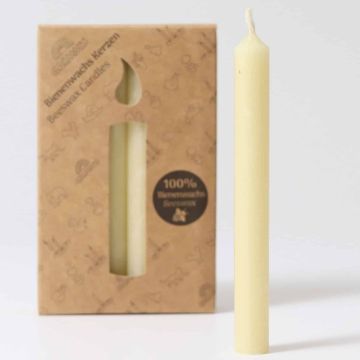 GRIMM'S Birthday Ring CANDLES Cream (12 Pcs)