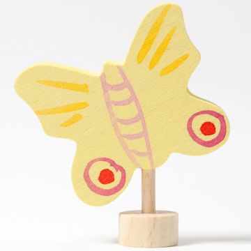 GRIMM'S FIGURINE for Birthday Ring BUTTERFLY Yellow