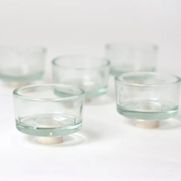 GRIMM'S TEA LIGHT HOLDER for Birthday Ring Glass (5 Pcs)