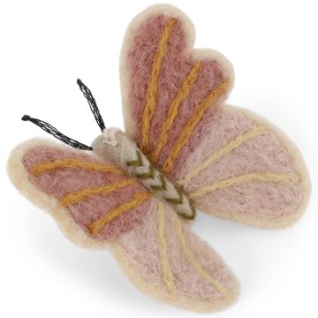 Gry & Sif Filz Anhänger SCHMETTERLING Lavender