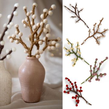 Gry & Sif Mini Filz ZWEIG mit Beeren (19cm)