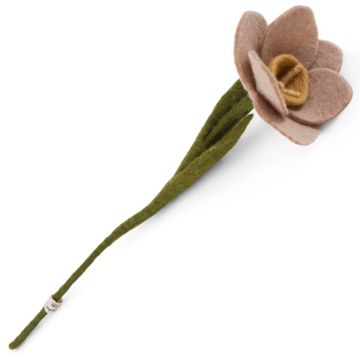 Gry & Sif Große Filz Blume NARZISSE Light Pink (30cm)