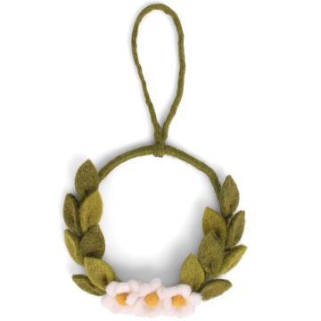 Gry & Sif Felt FLOWER WREATH Simple Flower Medium (Ø10cm)