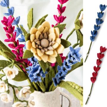 Gry & Sif Große Filz Blume LUPINE (52cm)